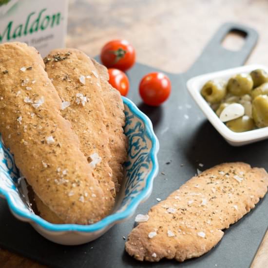 Oliveoil and smoked paprika cracker - Recipe photo by I am Cooking with Love