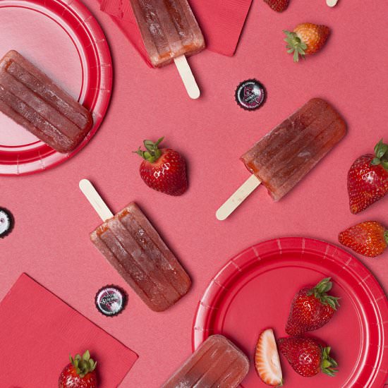 Strawberry Sangria Popsicle - Recipe photo by thehousethatlarsbuilt