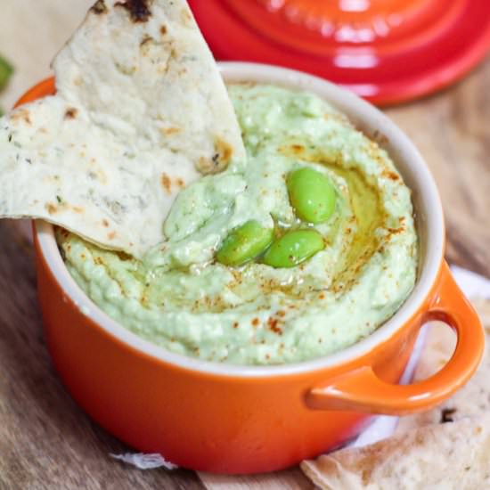 Delicious Edamame Hummus - Recipe photo by maya kitchenette