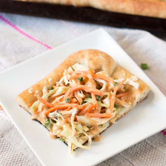 Thai Chicken Pizza - Recipe photo by cakenknife