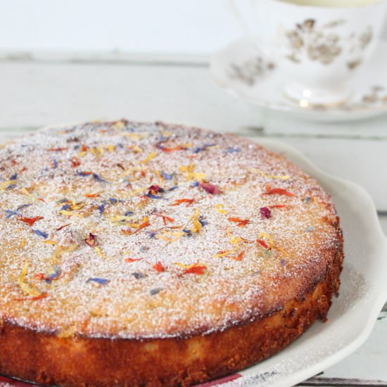 Gluten Free Pear & Almond Cake - Recipe photo by EatDrinkCook