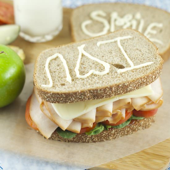 Kid Friendly Turkey Sandwich - Recipe photo by tiffanybendayan
