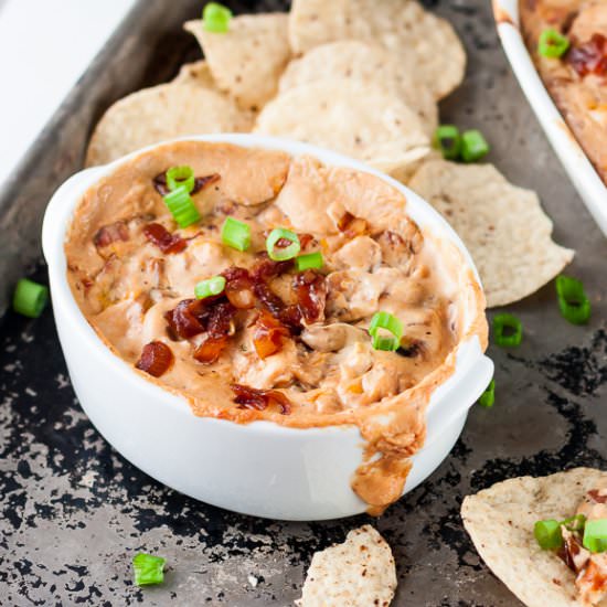 Cheesy Beer Caramelized Onion Dip - Recipe photo by thebrewerandthebaker