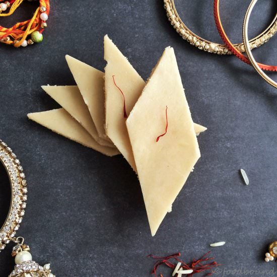 Kaju Katli | Cashew Fudge - Recipe photo by Foodbound