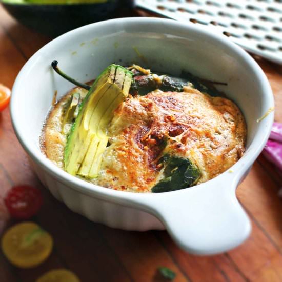 Easy Baked Relleno Soufflés - Recipe photo by Recipe Fiction
