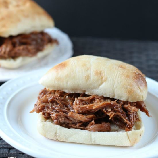 Dr. Pepper Shredded Pork Sandwich - Recipe photo by cookingwithruthie