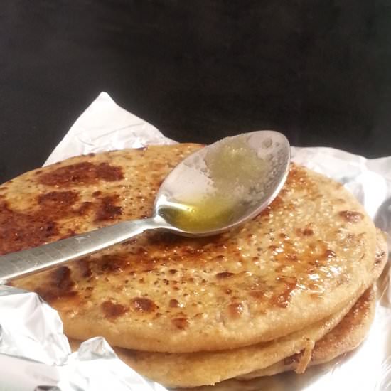 Gur ka Paratha - Recipe photo by steamingpot