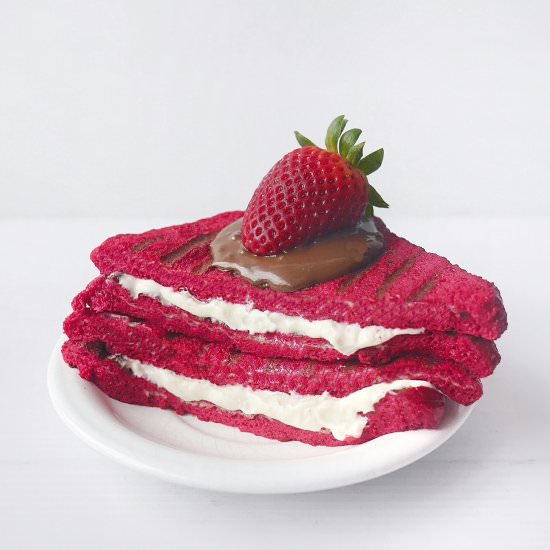 Red Velvet French Toast - Recipe photo by yellowfingers