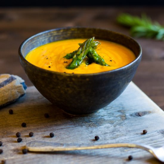 Cream of Roasted Butternut Squash - Recipe photo by foodieawareness