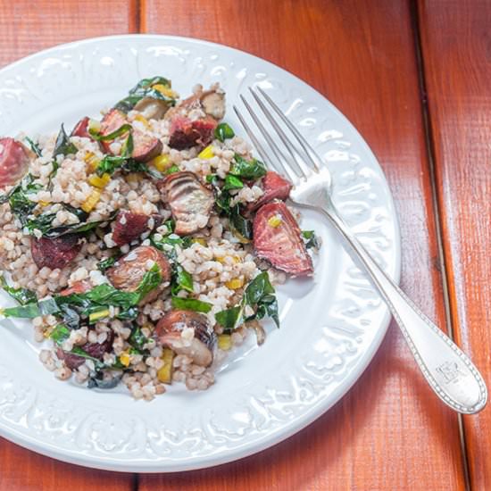Beets and Buckwheat Salad - Recipe photo by Roht