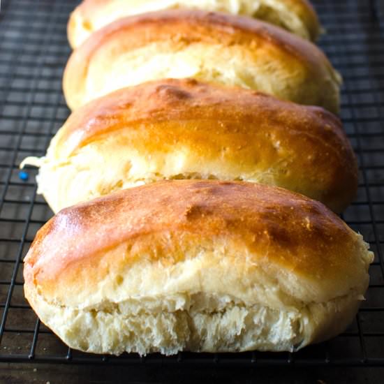 Homemade Hot Dog Buns - Recipe photo by The Flavor Bender