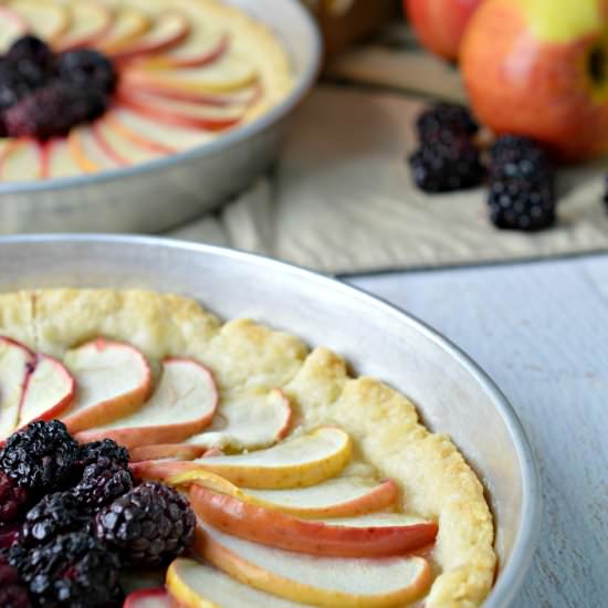 Homemade Apple Blackberry Tart - Recipe photo by SheSaved