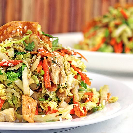 Crispy Chinese Chicken Salad - Recipe photo by dinnerthendessert