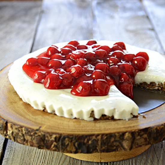 No Cheese No Bake Cheesecake - Recipe photo by Kitchengetaway