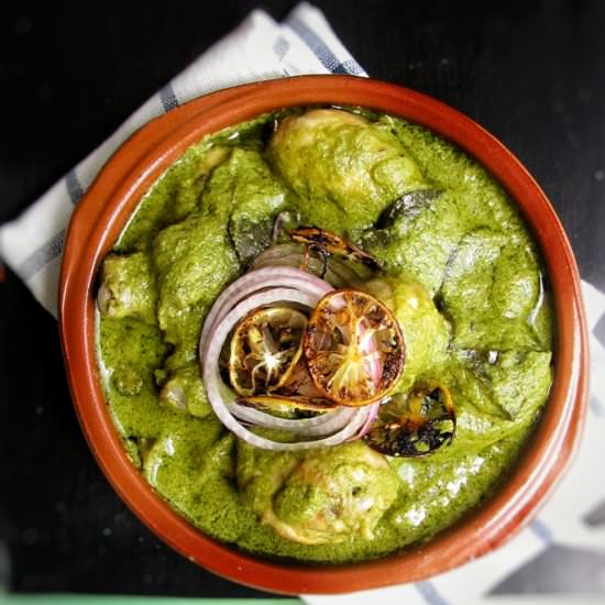 Green Chicken - Recipe photo by Thoughts Over Chai