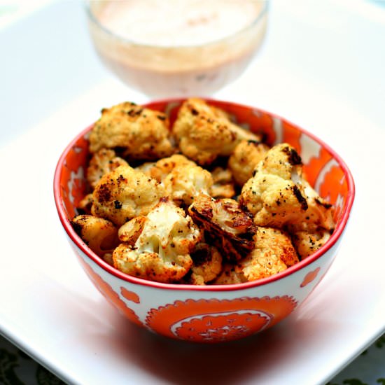 Chili Roasted Cauliflower - Recipe photo by Highheelstohotwheels