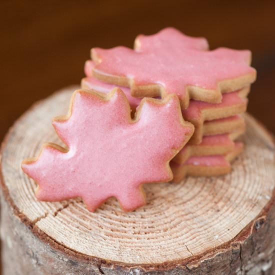 Maple Leaf Cookies - Recipe photo by selfproclaimedfoodie