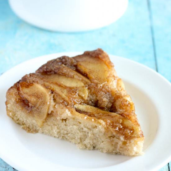 Caramel Apple Upside-Down Cake - Recipe photo by livewellbakeoften