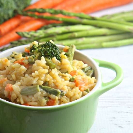 Easy Vegetable Risotto - Recipe photo by DishofDailyLife