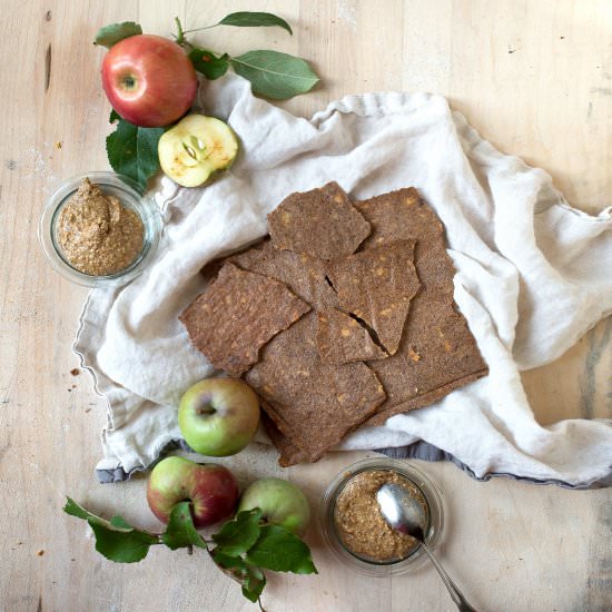 Kamut and Buckwheat Crackers - Recipe photo by threelittlehalves