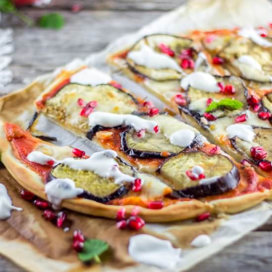Eggplant Pizza - Recipe photo by Cuisine moi un mouton