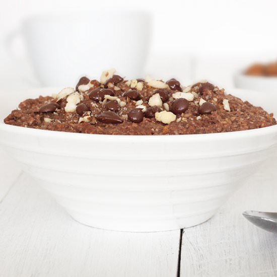 Healthy Chocolate Porridge - Recipe photo by emmathompson