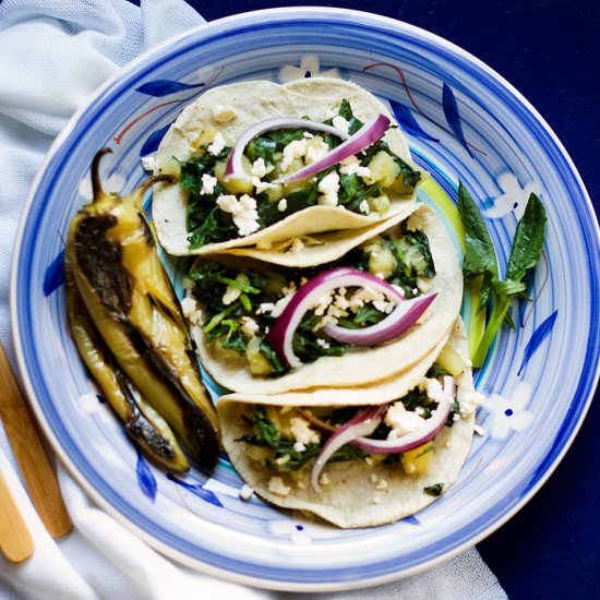 Vegetarian Tacos - Recipe photo by SpicieFoodie