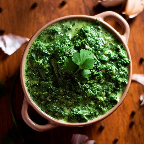 How To Make Creamed Spinach - Recipe photo by SpicieFoodie