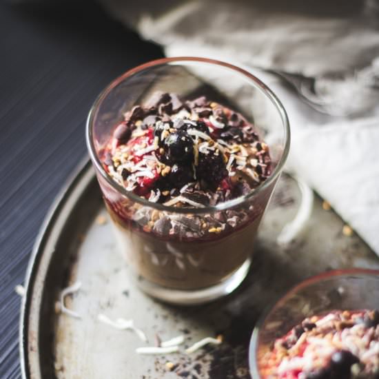 Chocolate zucchini pudding - Recipe photo by tohercore
