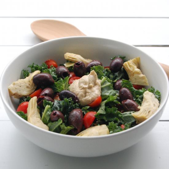Mediterranean Kale Salad - Recipe photo by theminniechef
