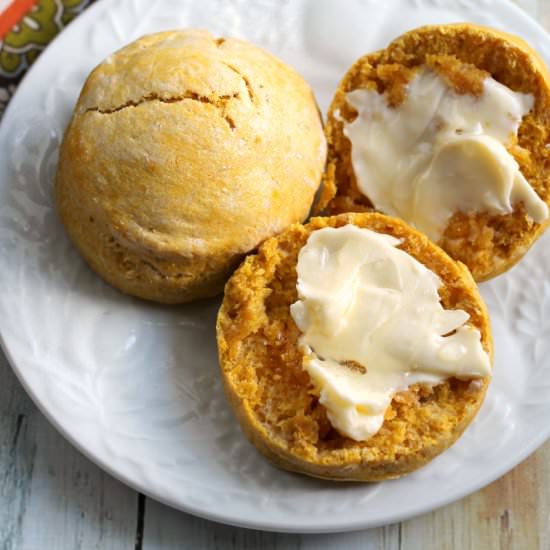 Easy Pumpkin Cream Biscuits - Recipe photo by frugalfoodiemama