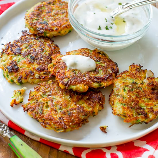 Zucchini Fritters - Recipe photo by sallysbakingaddiction