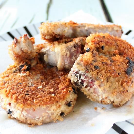Black Olive Crusted Lamb Chops - Recipe photo by EatDrinkCook