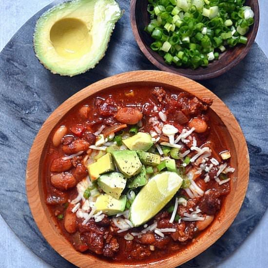 Slow Cooker Beef Chili - Recipe photo by sagerecipes