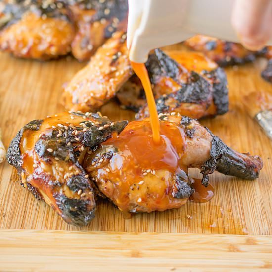 Asian Grilled Cornish Hens - Recipe photo by culinaryginger