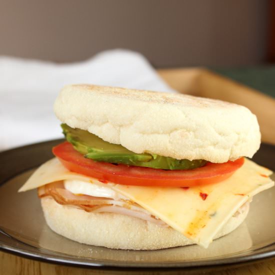 California Breakfast Sandwich - Recipe photo by Simply Playful Fare