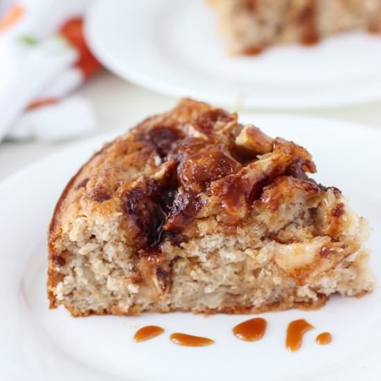 Caramel Apple Crumb Cake - Recipe photo by A Classic Twist