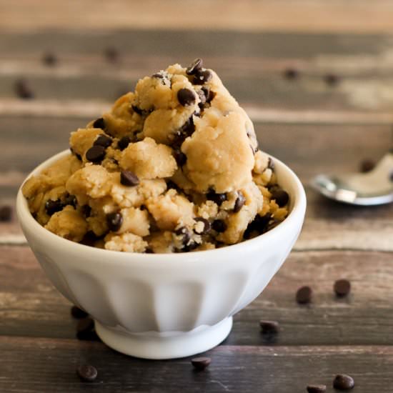 GF Edible Cookie Dough (Eggless) - Recipe photo by flippindelicious