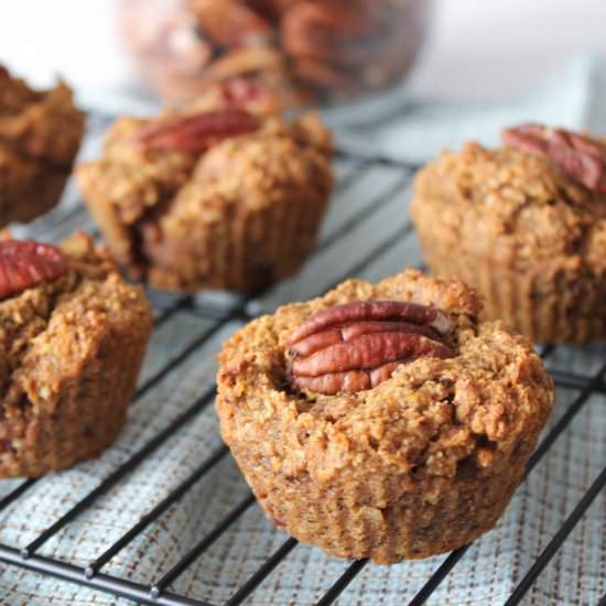 Apple, Carrot, Almond Butter Muffin - Recipe photo by reachingforgreens