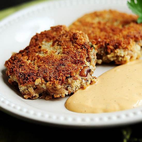 Black Eyed Pea Cakes - Recipe photo by She Wears Many Hats