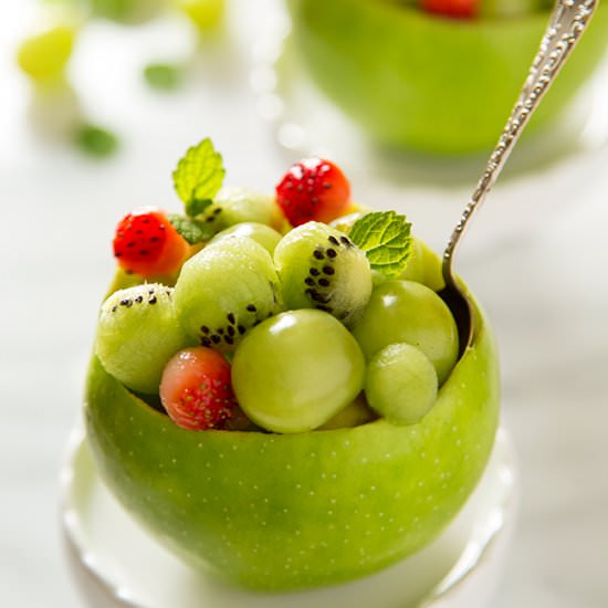 Bubble Fruit Salad - Recipe photo by lublyou