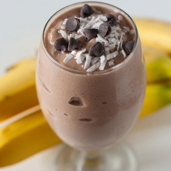 Banana Oatmeal Chocolate Smoothie - Recipe photo by blenderhappy
