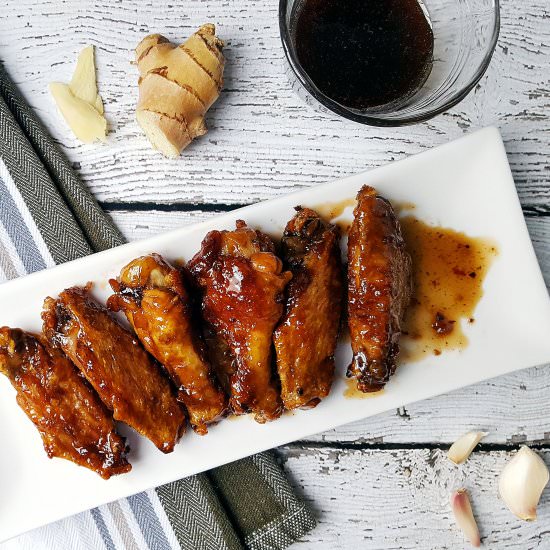 Soy Free Teriyaki Chicken Wings - Recipe photo by theocdkitchen