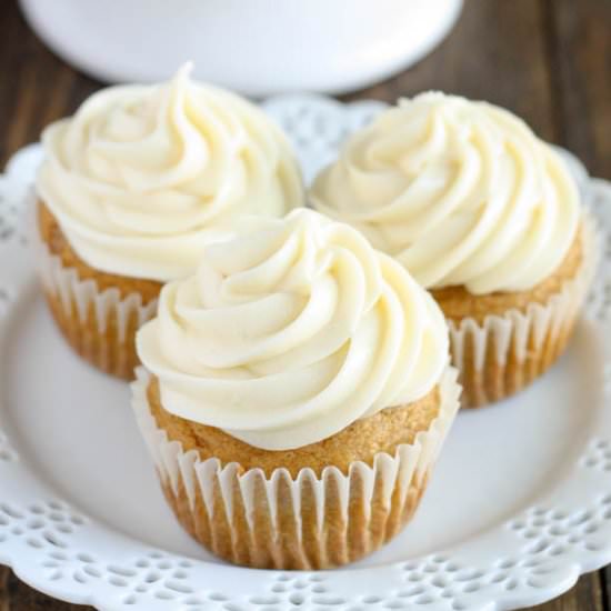 Pumpkin Cupcakes - Recipe photo by livewellbakeoften
