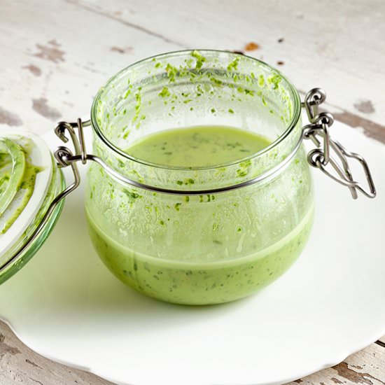 Green Tahini Salad Dressing - Recipe photo by ohmydish