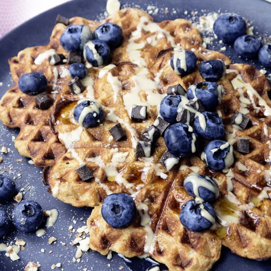 Healthy Oat Waffles - Recipe photo by Nadias Healthy Kitchen