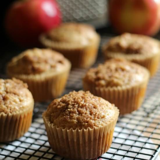 Cinnamon & Brown Sugar Apple Muffin - Recipe photo by TheChicCountryGirl