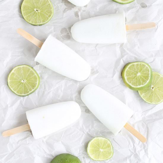 Coconut Lime Popsicles - Recipe photo by EatPlantily