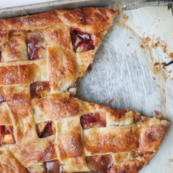 Stone fruit galette - Recipe photo by littlethingsbyjulia
