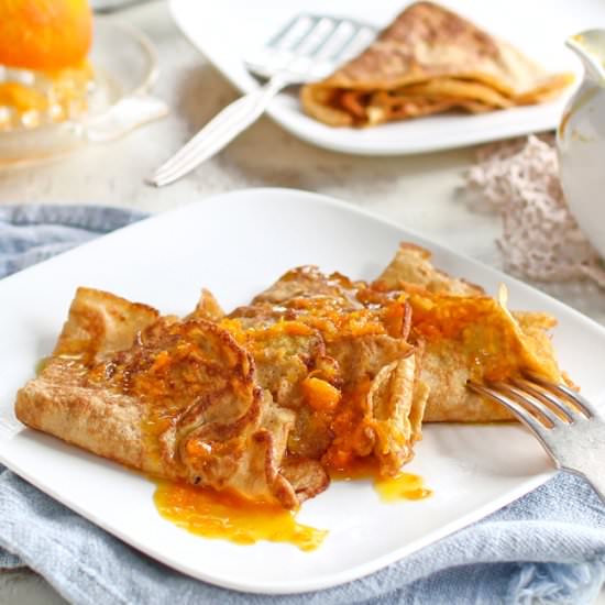 Crepes Suzette - Recipe photo by kiwicook